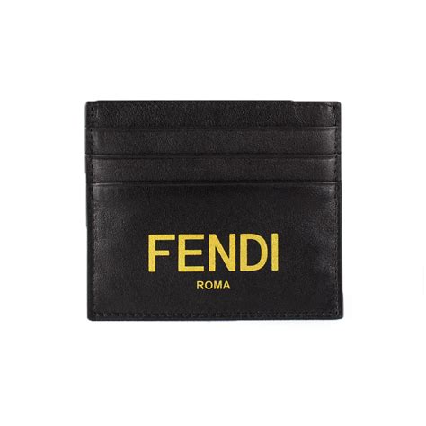 tarjetero fendi|tarjetero ff de piel hombres Fendi accesorios negro J04T4L2599.